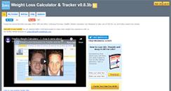 Desktop Screenshot of healthyweightcalc.com